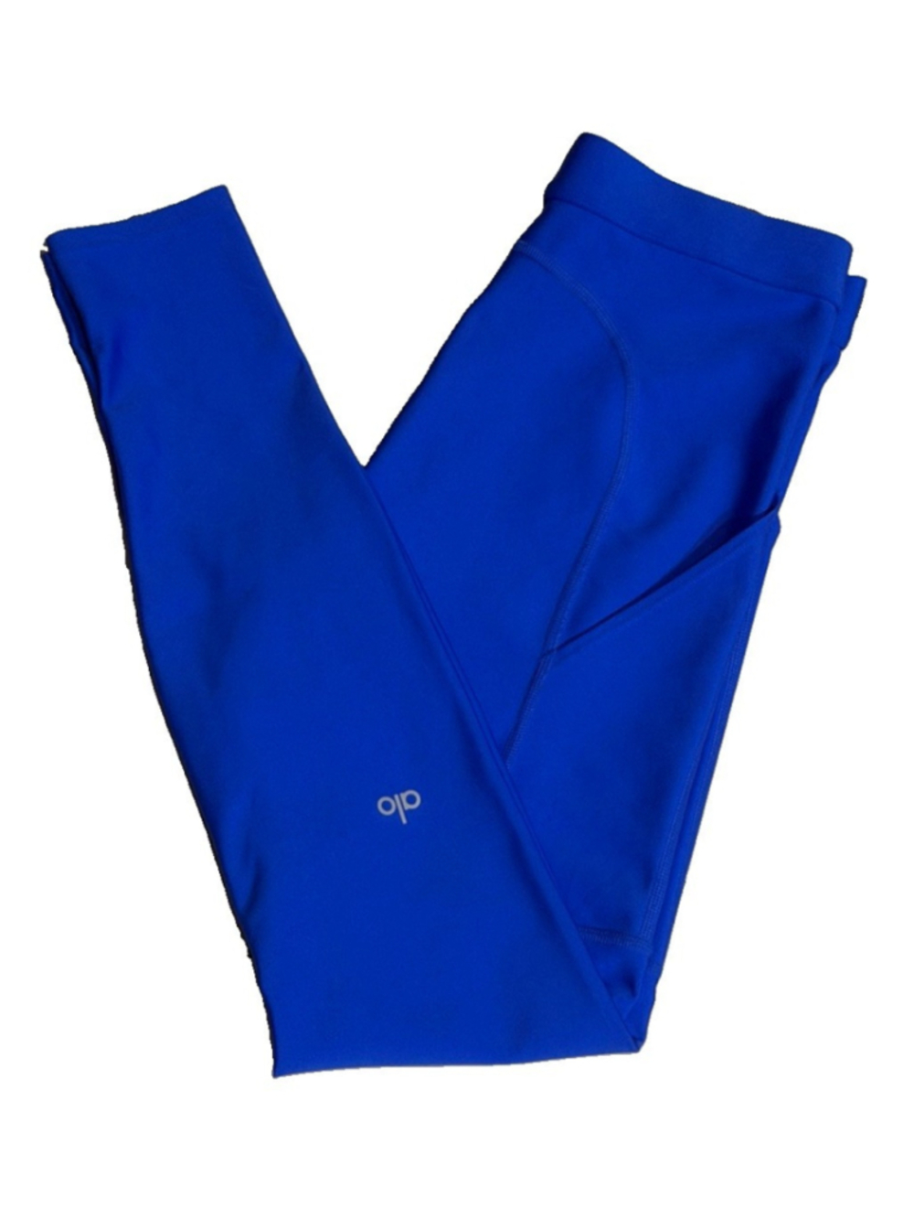 ALO YOGA High Waist Airlift Pockets Utility Leggings 28” Cobalt Blue Size Medium